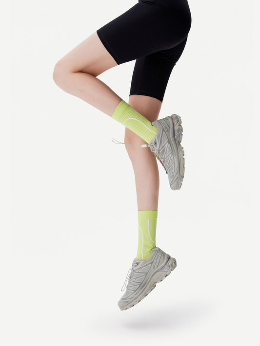 Contrast Line Sport Crew Sock