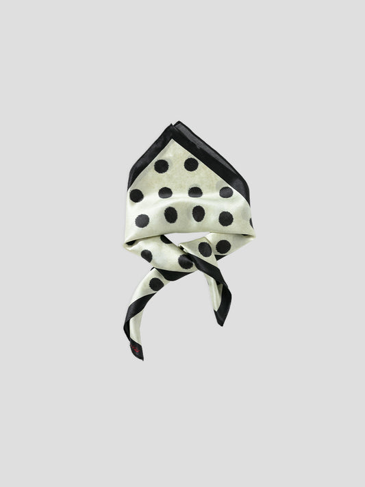 Polka Dot Silk Scarf