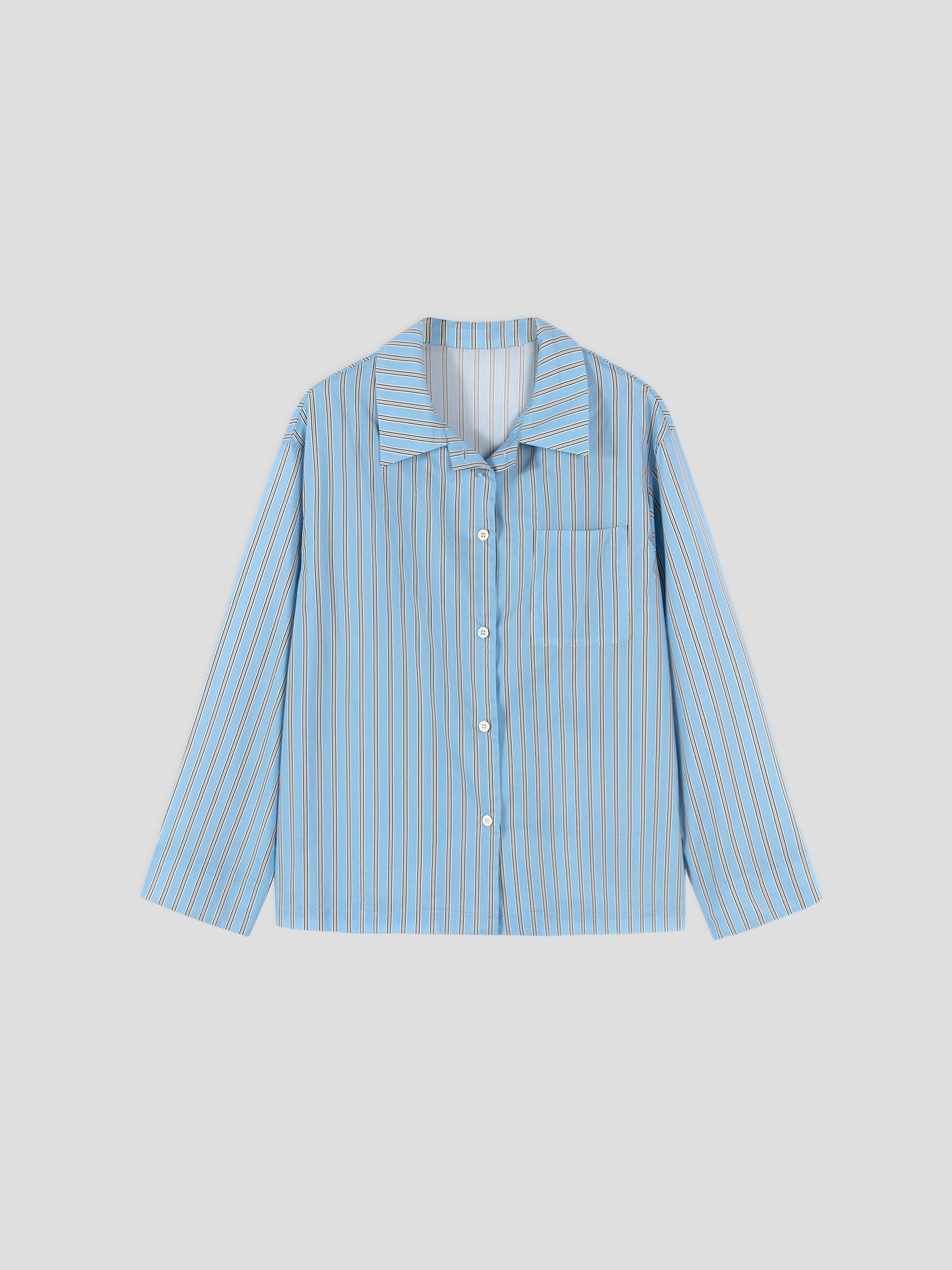 Sky Blue Stripe Lounge Set