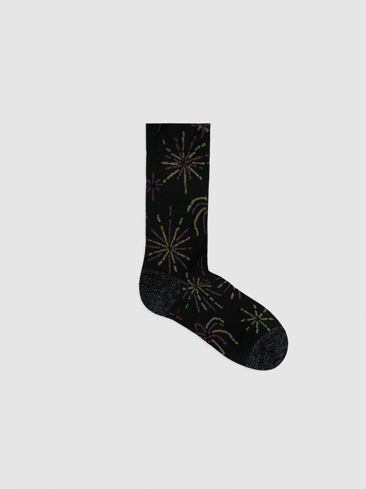 Firework Illusion Crew Sock