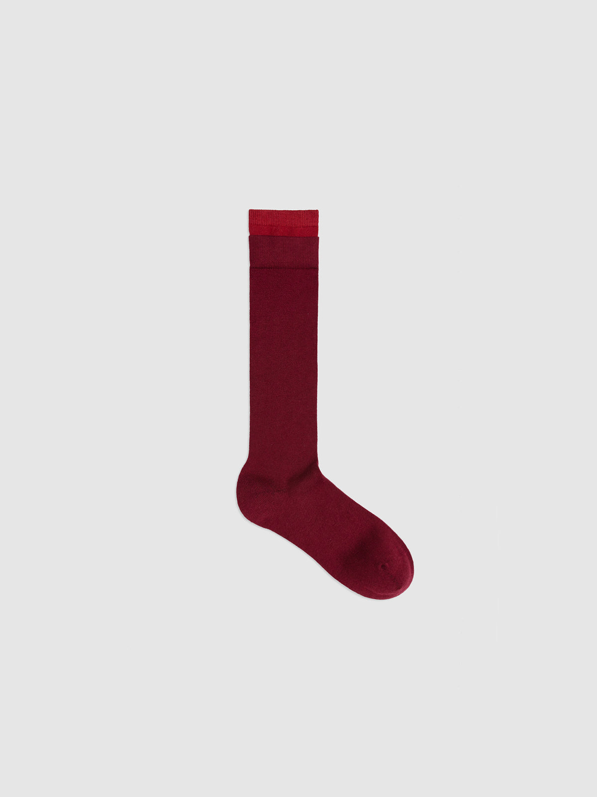 Purple Label Merino Wool Double-Ribbed Mid-Calf Socks