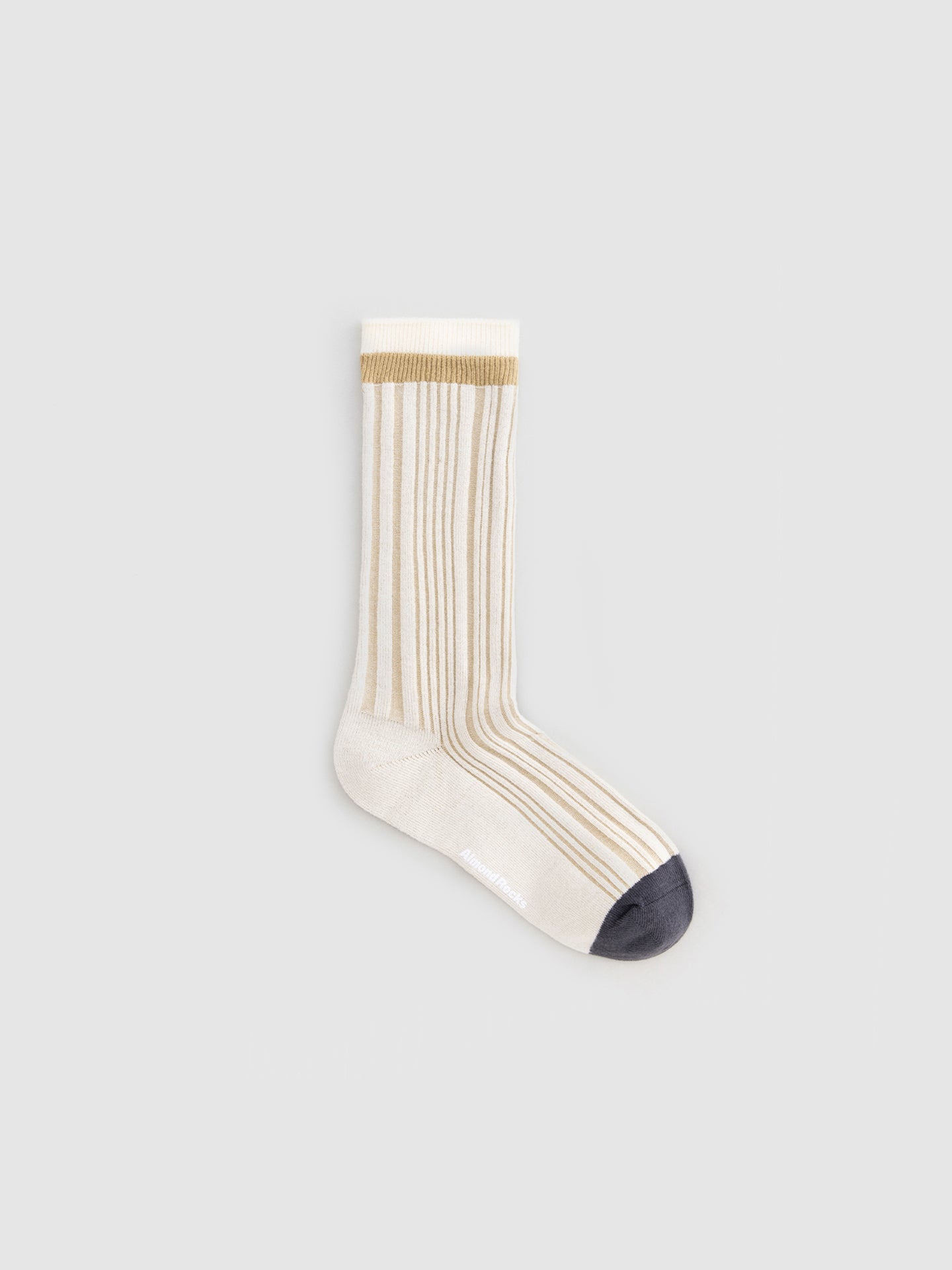 Vertical Stripe Crew Sock