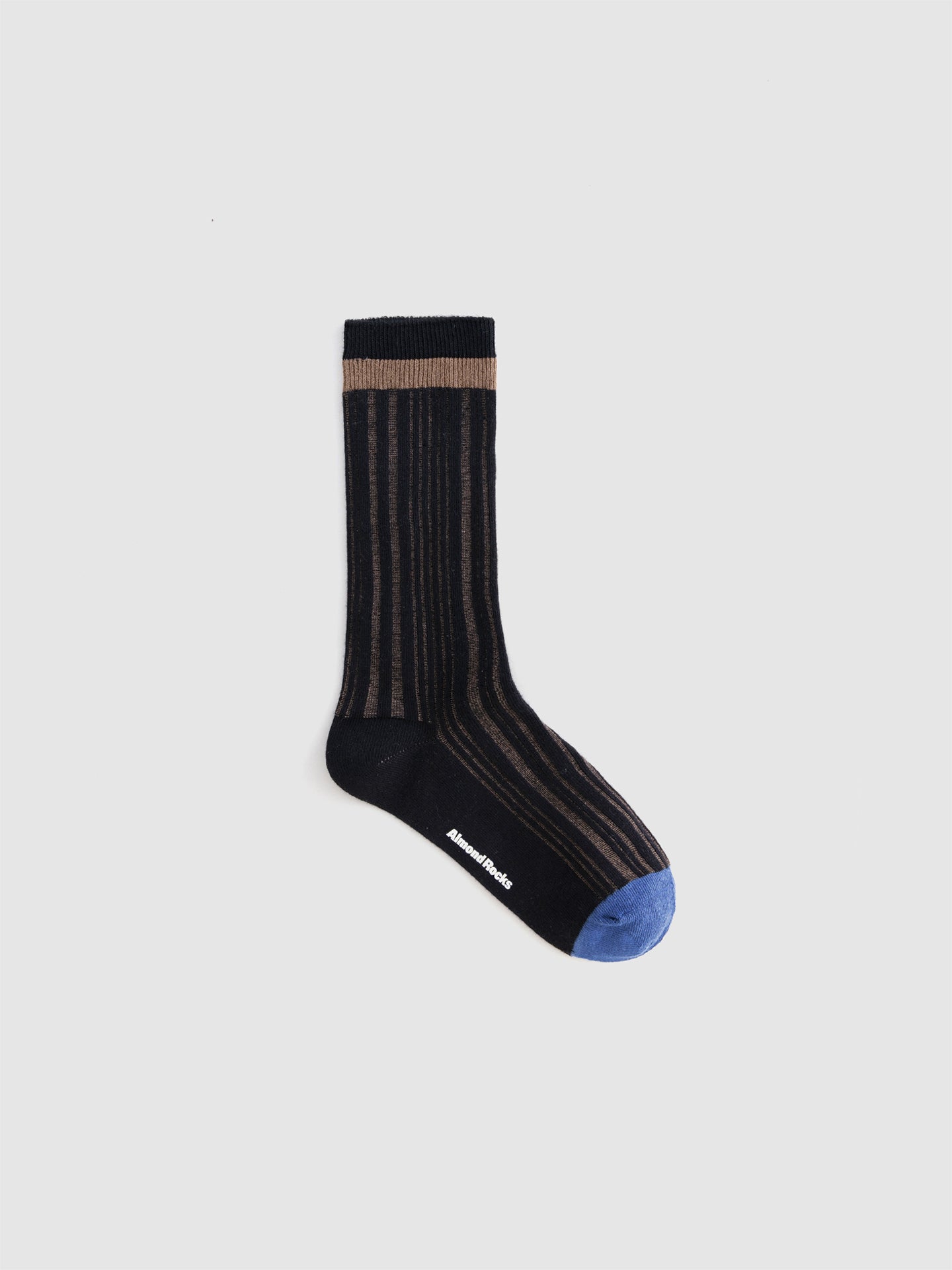 Vertical Stripe Crew Sock