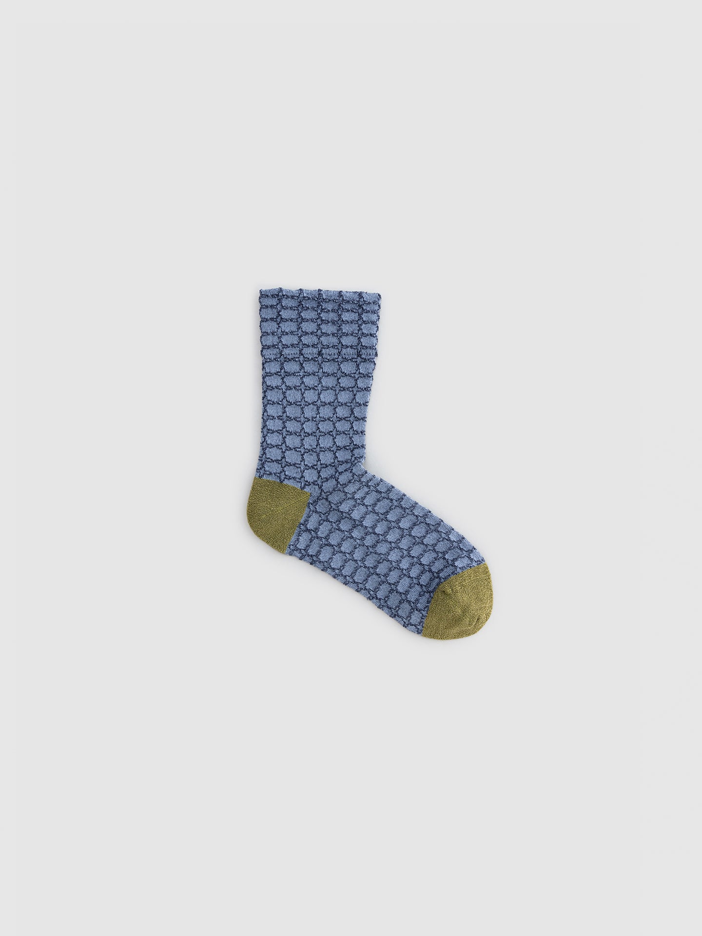 Shiny Cube Crew Sock