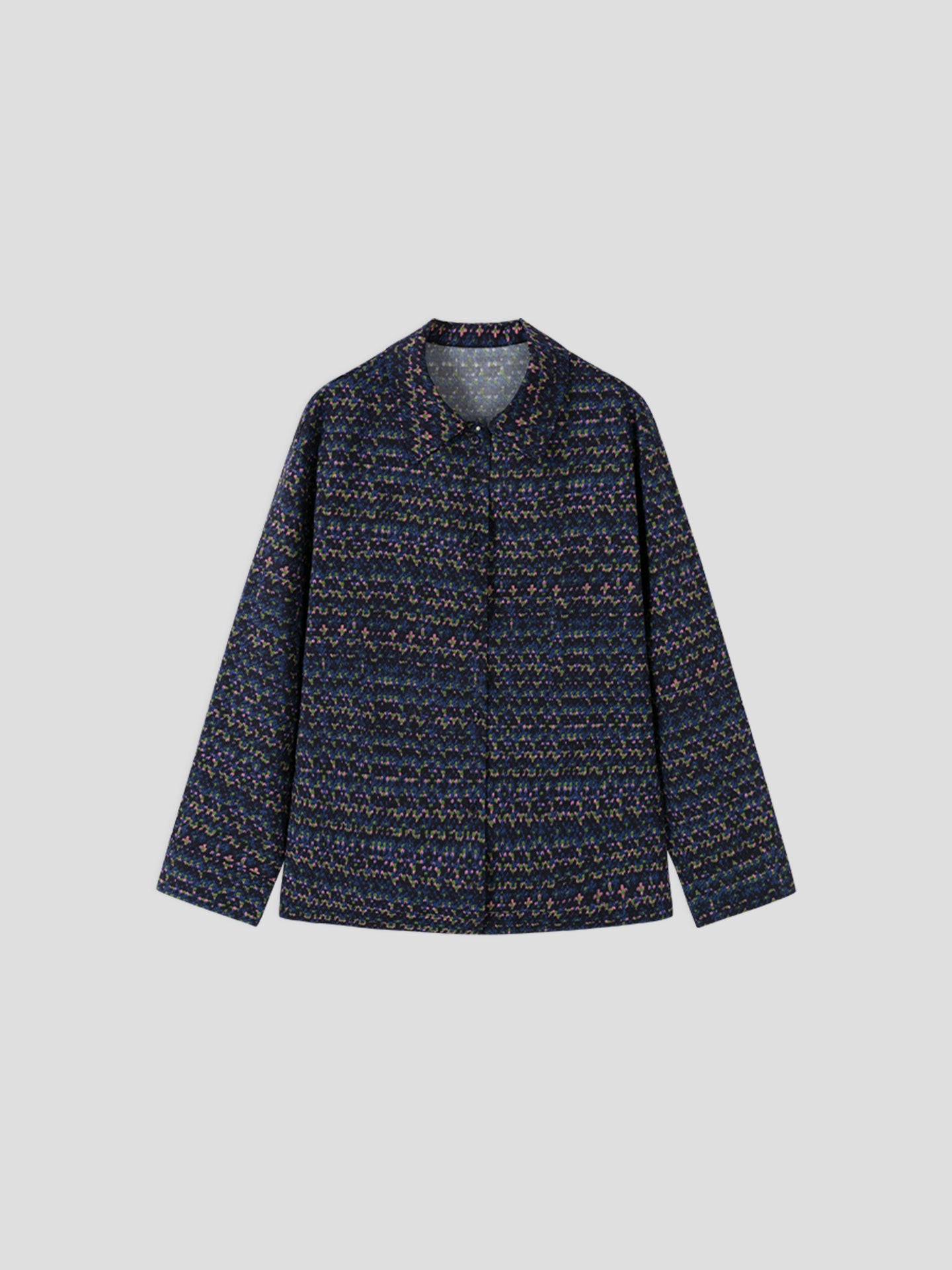 Heathered Print Loungewear Set