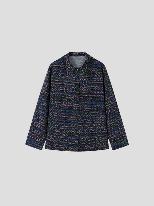 Heathered Print Loungewear Set