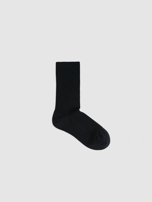 Merino Mulberry Crew Sock