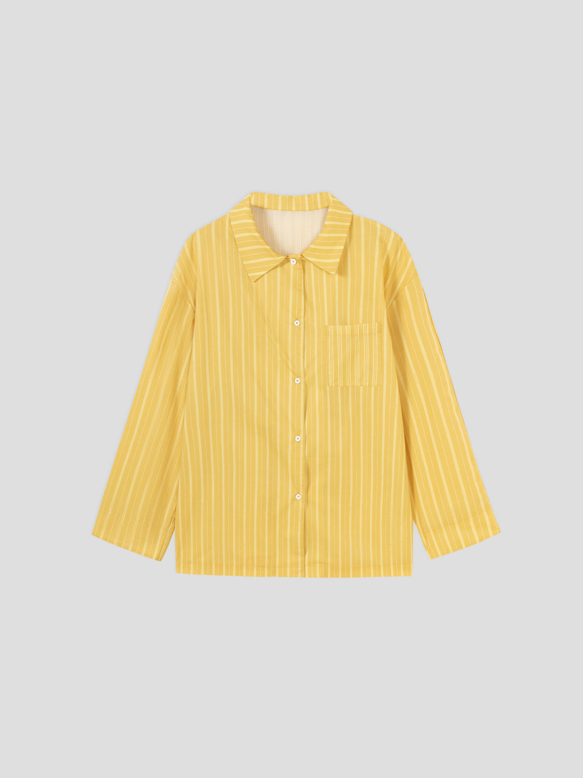 Patterned Striped Long-Sleeve Loungewear