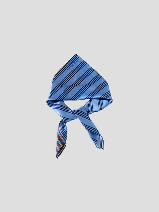 Multi-Way Stripe Silk Scarf