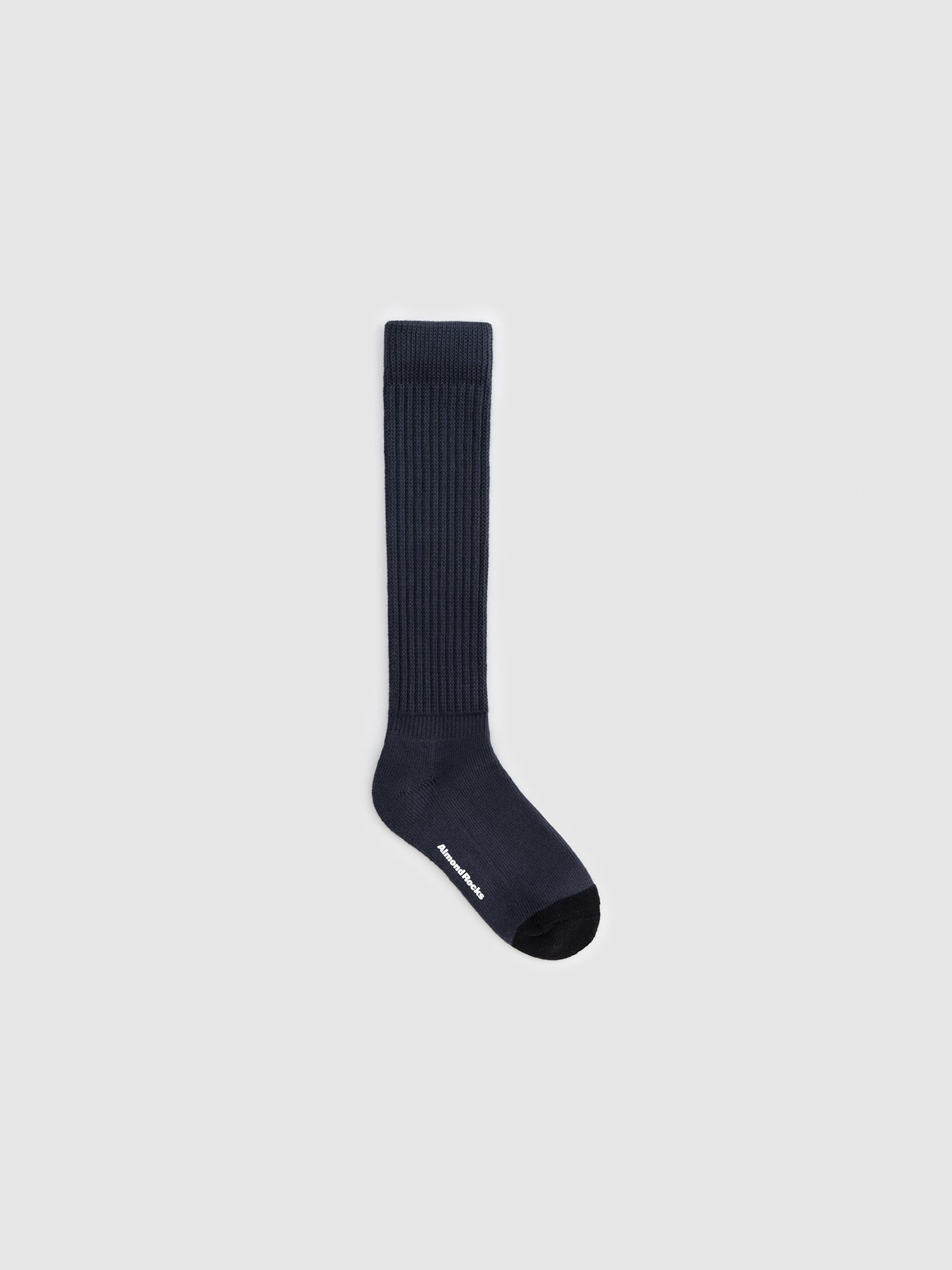 Contrast Toe Under Knee Sock