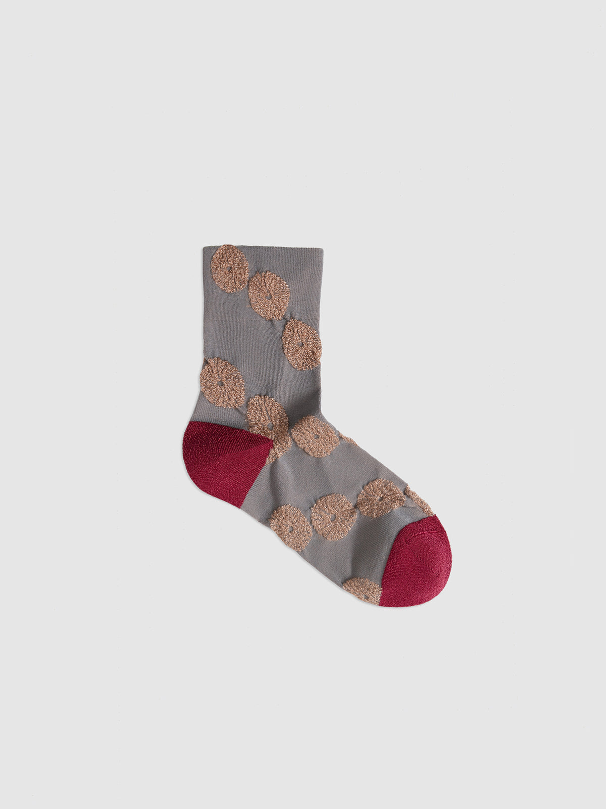 Floral Polka Dots Mid-Calf Socks