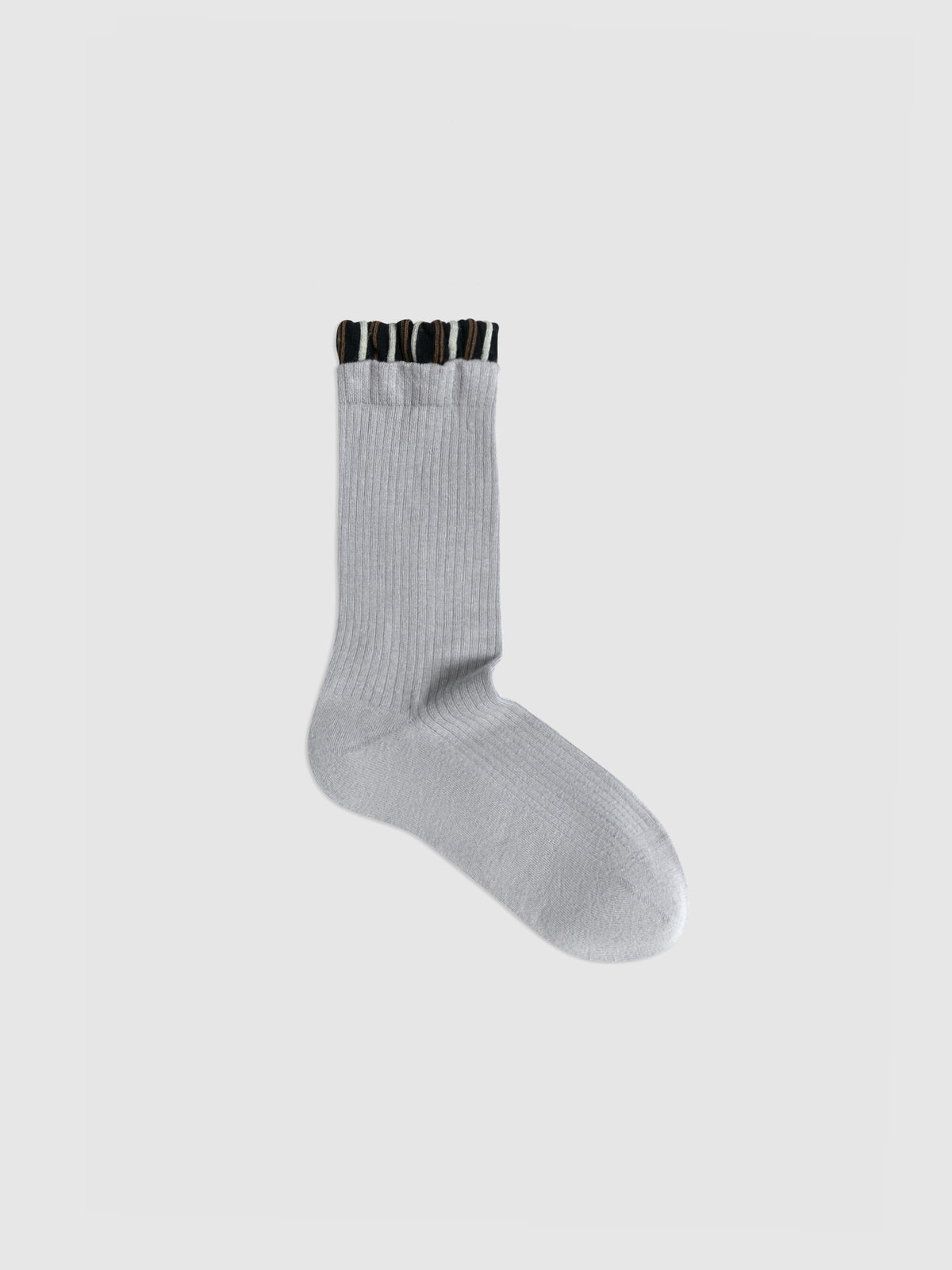 Lace-Top Mid-Calf Socks