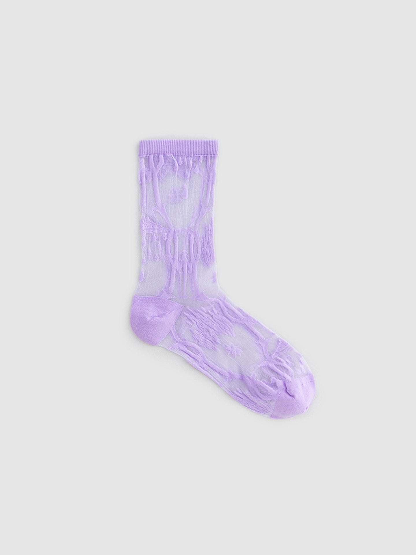 Textured Breathable Translucent Sock