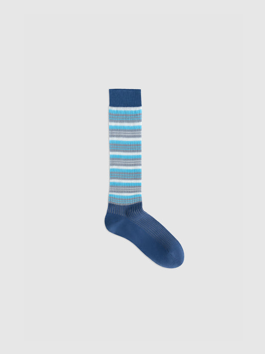 Contrast Stripe Crew Socks
