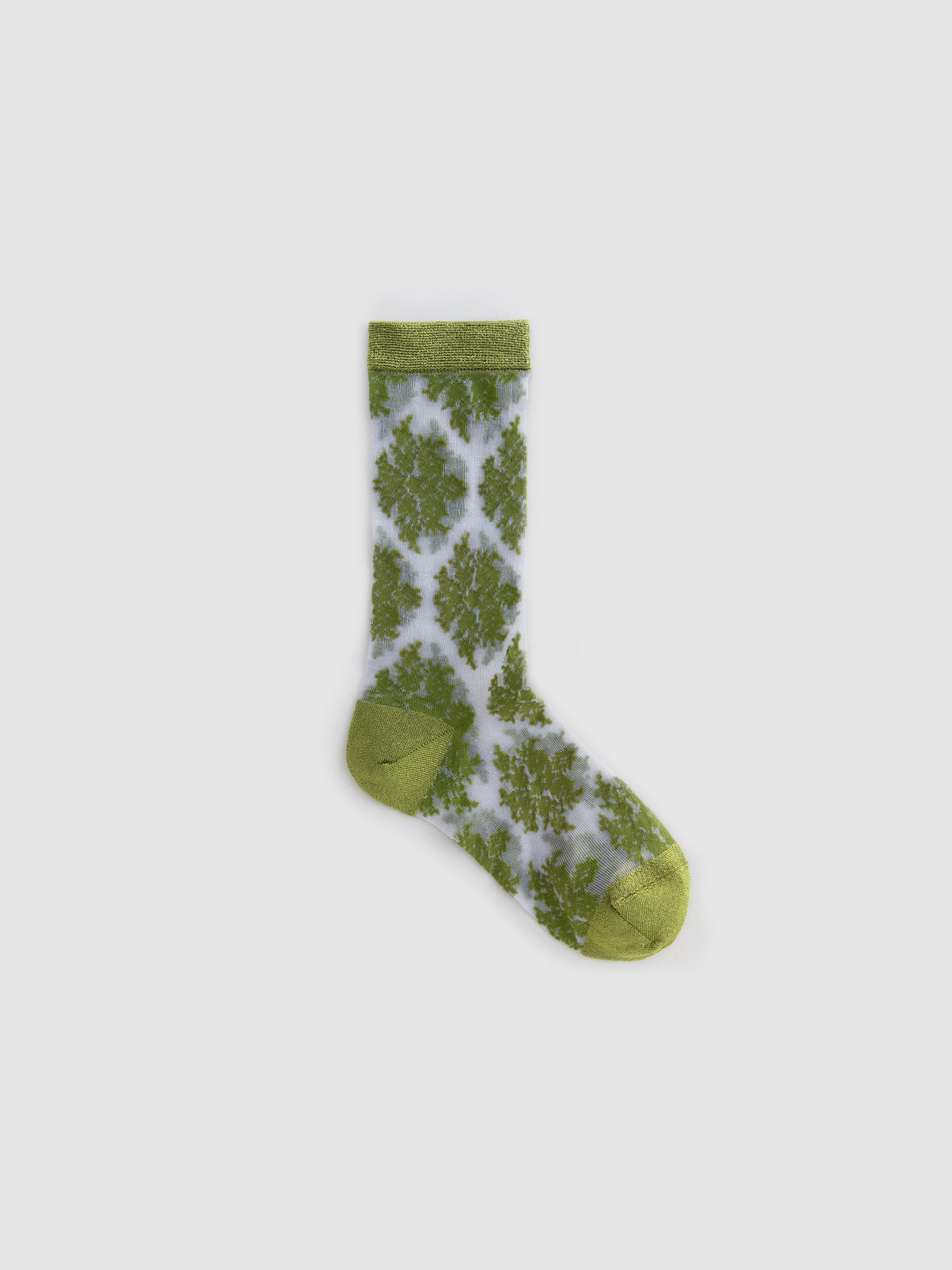 Lace Jacquard Breathable Translucent Sock