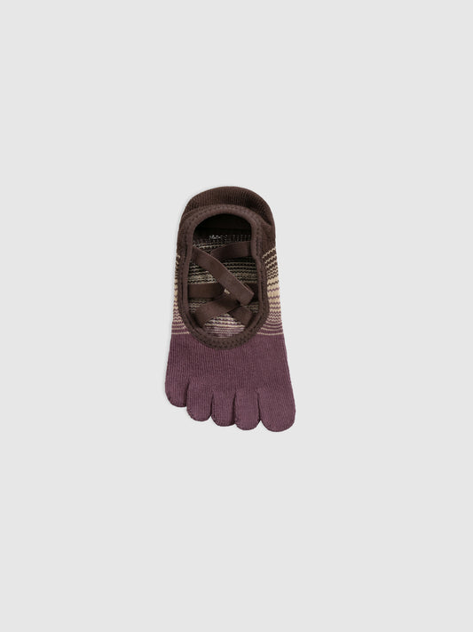 Double Strap Grip Five-Toe Socks