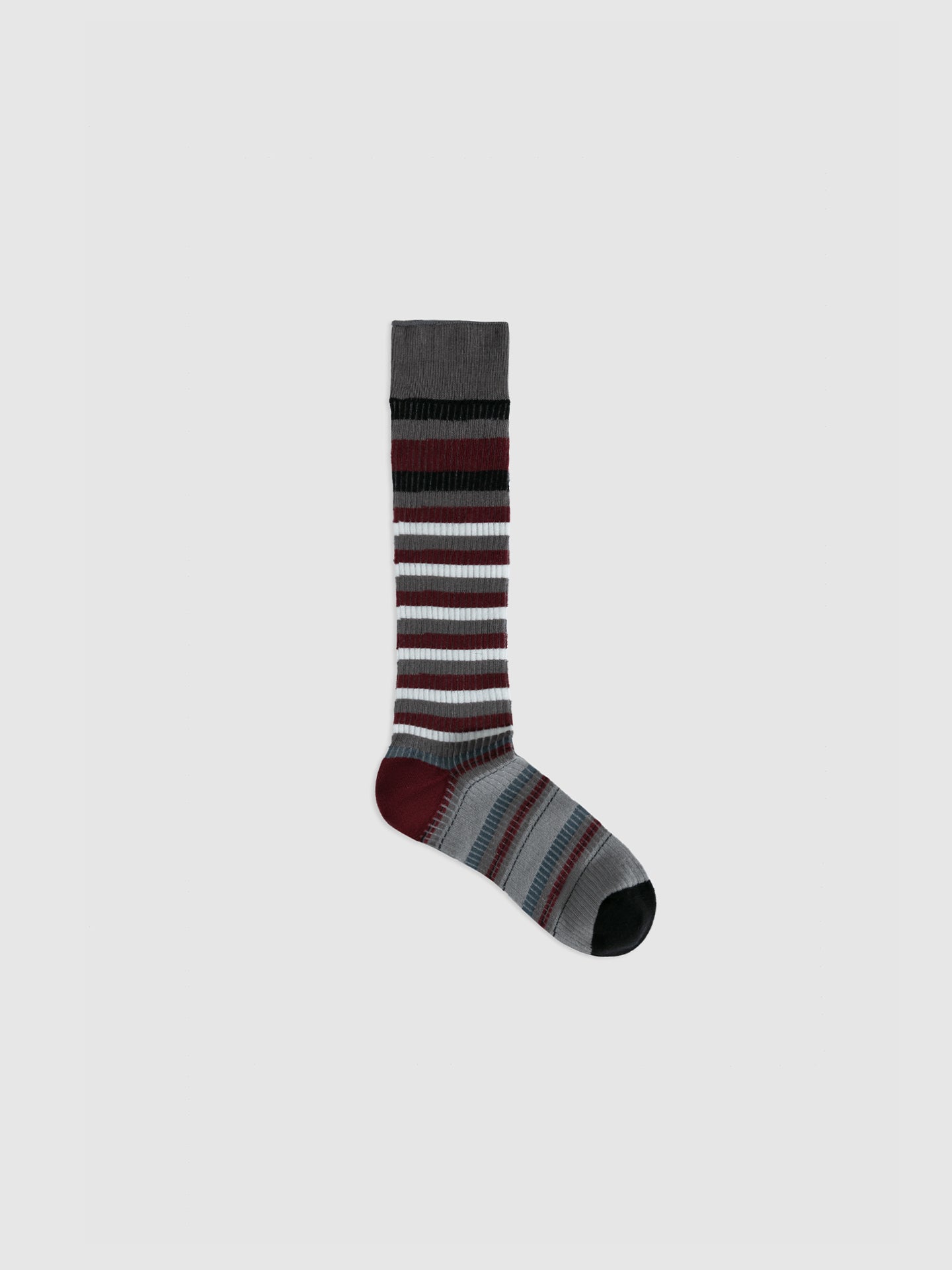 Textured Retro Calf Socks