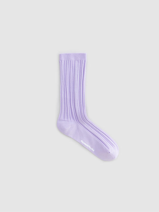 Stripe Textured Crew Sock