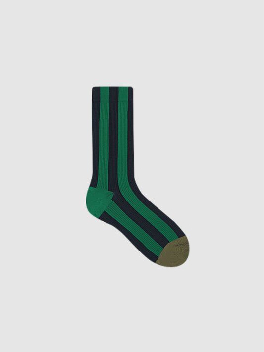 Contrast Stripe Crew Sock