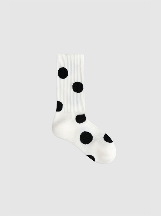 Retro Polka Dots Lightweight Sports Socks