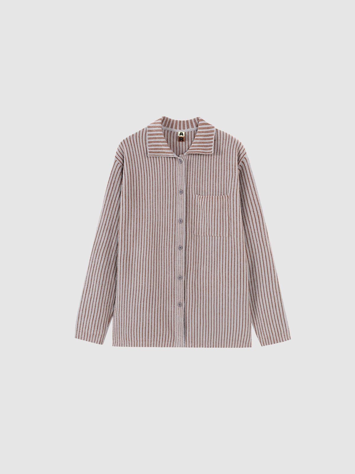 Contrast-Striped Half-Velvet Loungewear