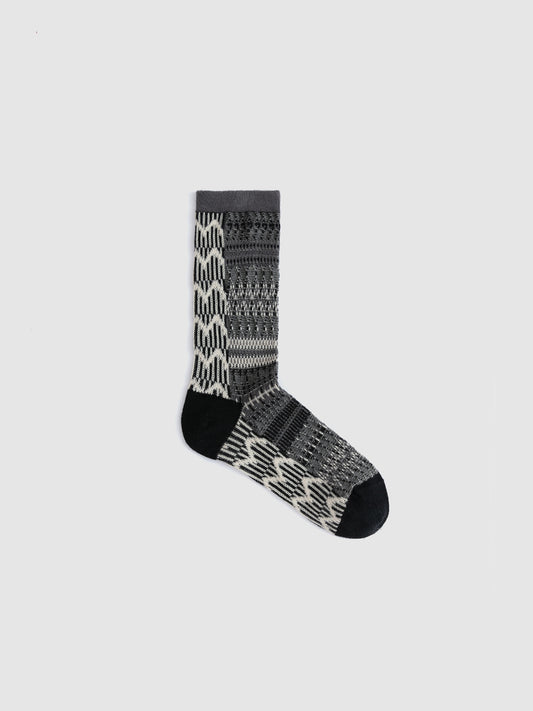 Hmong Weave Crew Sock