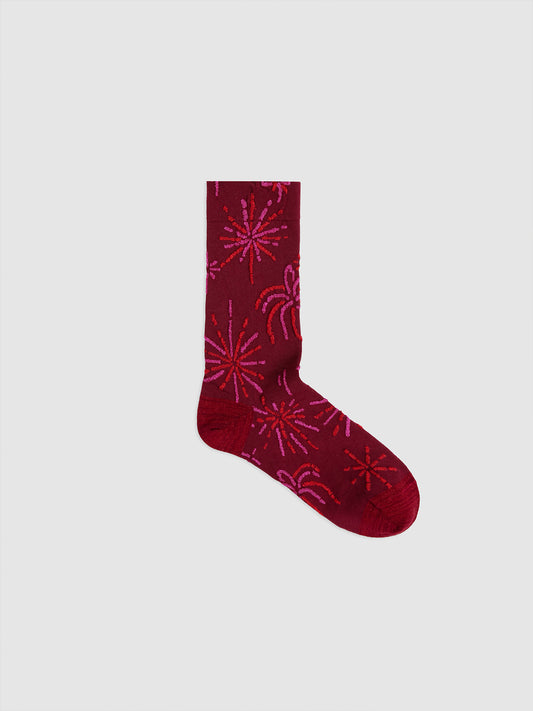 Firework Illusion Crew Sock