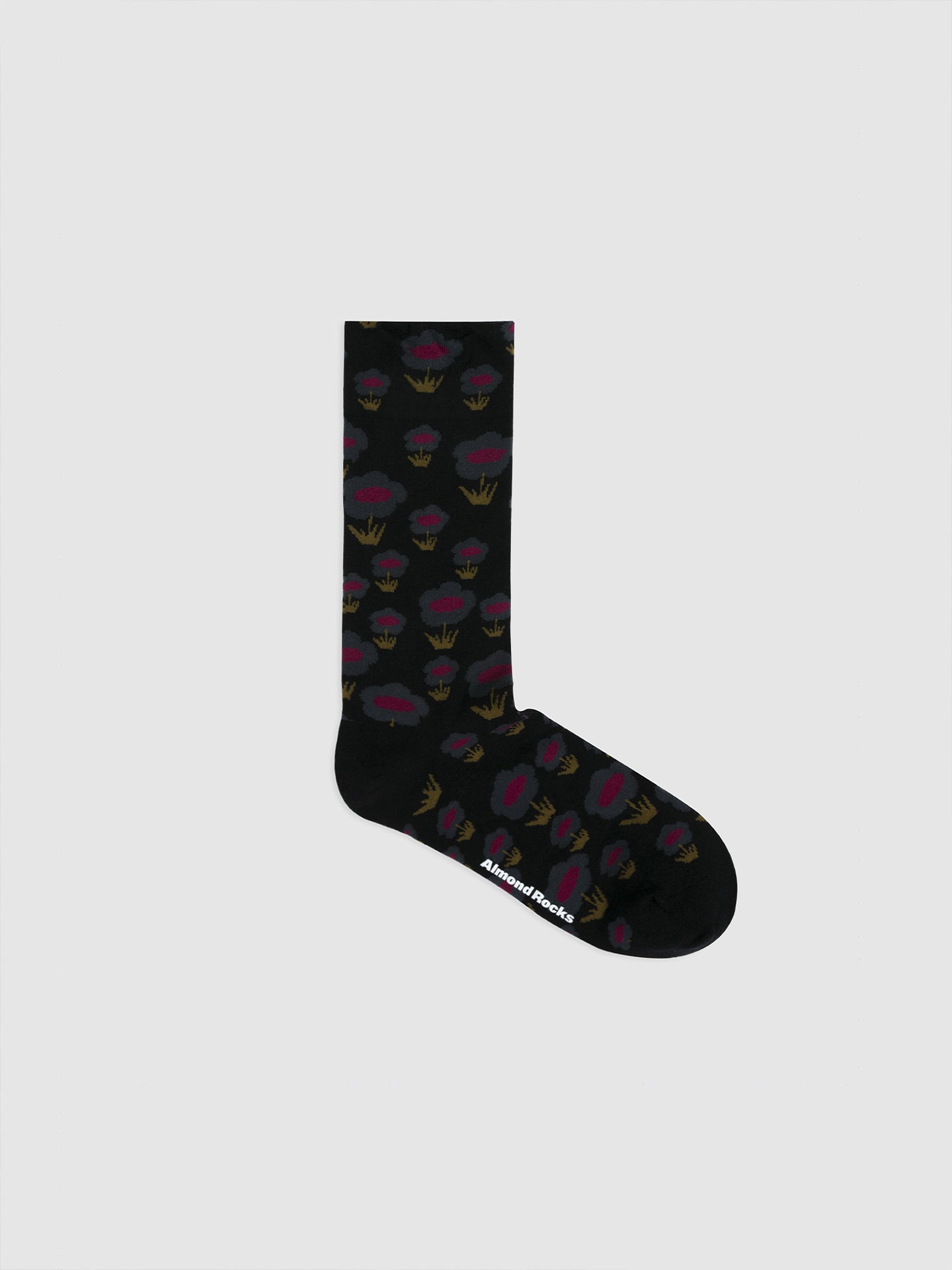 Oriental Patterned Crew Sock
