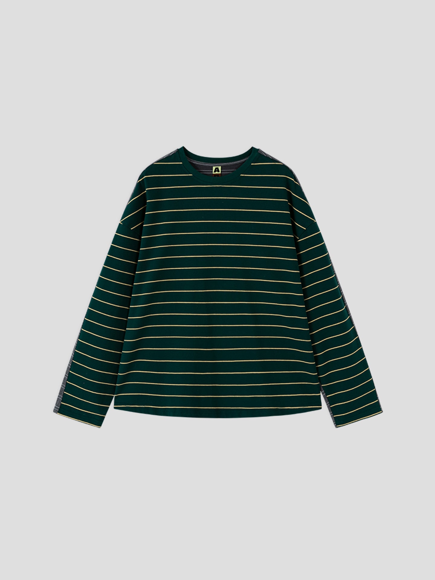 Front & Back Panel Stripe T-Shirt