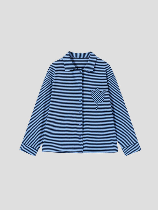 Striped Knit Lounge Set