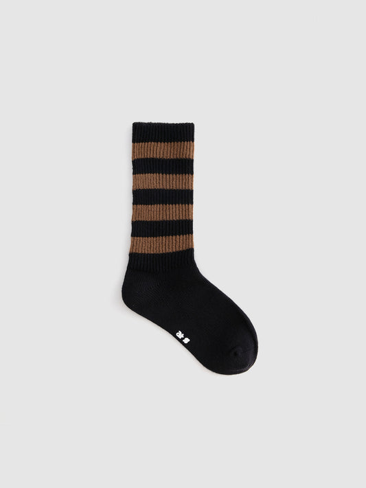 Ringed Stripe Crew Sock