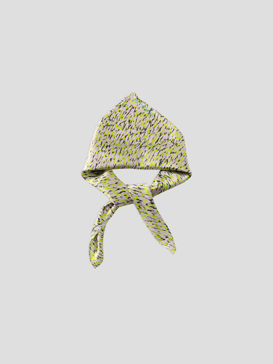 Heathered Print Silk Scarf