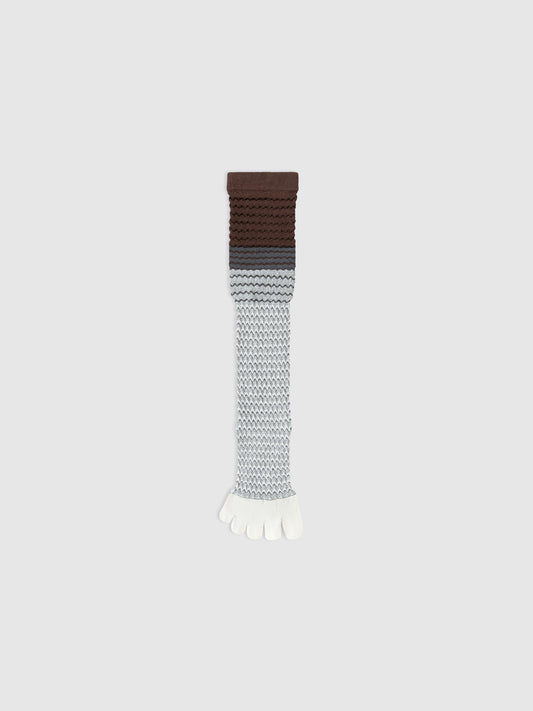 Melange Five-Toe Socks