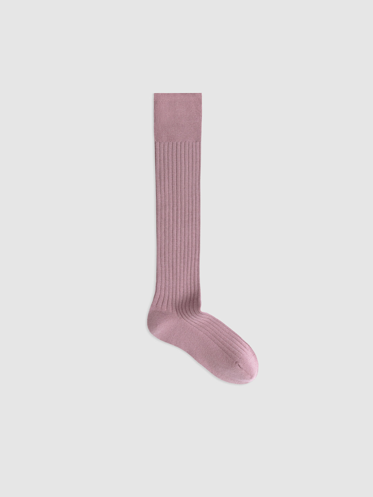 Purple Label Merino Wool Ribbed Over-the-Knee Socks
