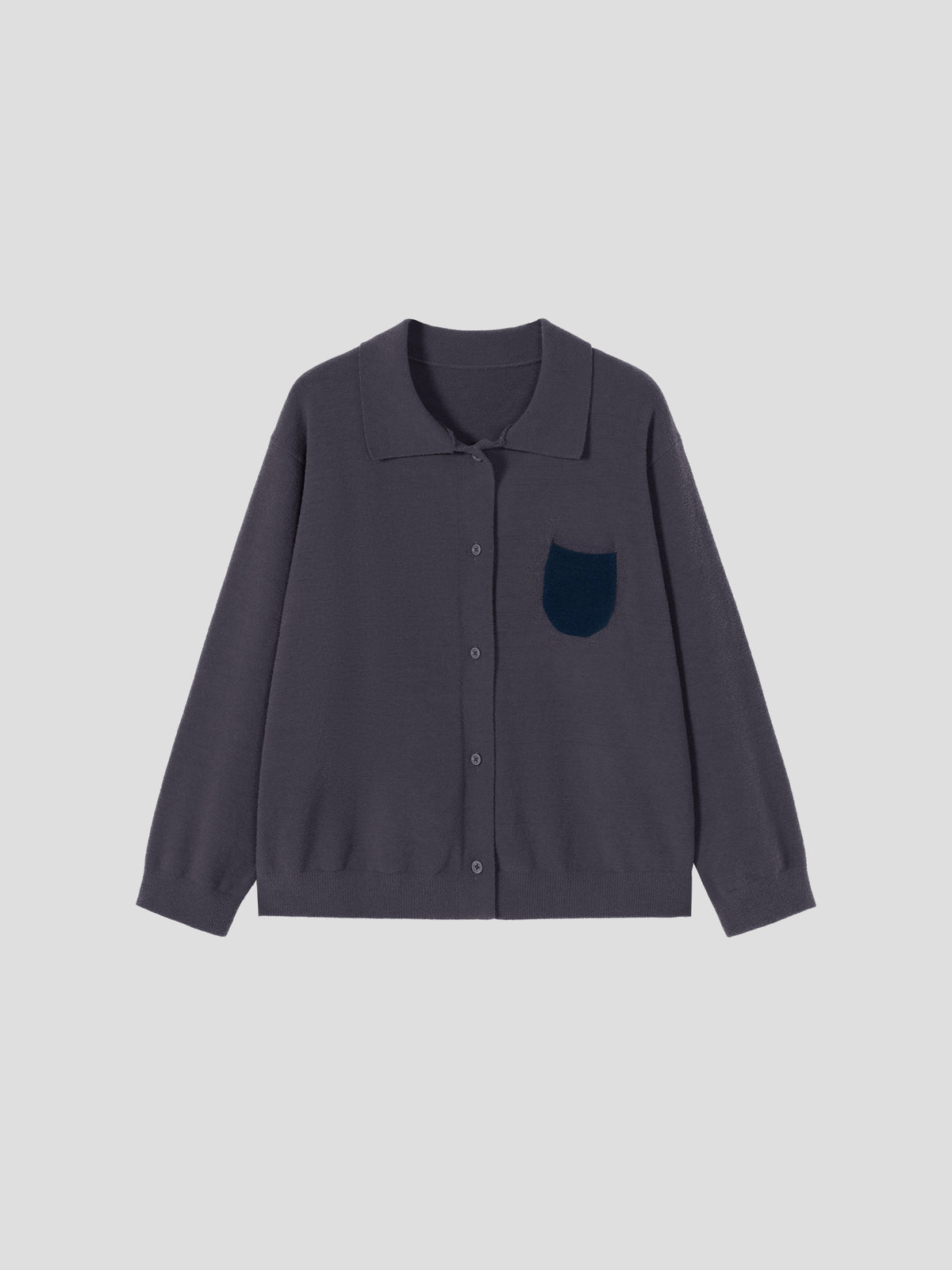 Contrasting-Color Pocketed Lightweight Fleece Loungewear