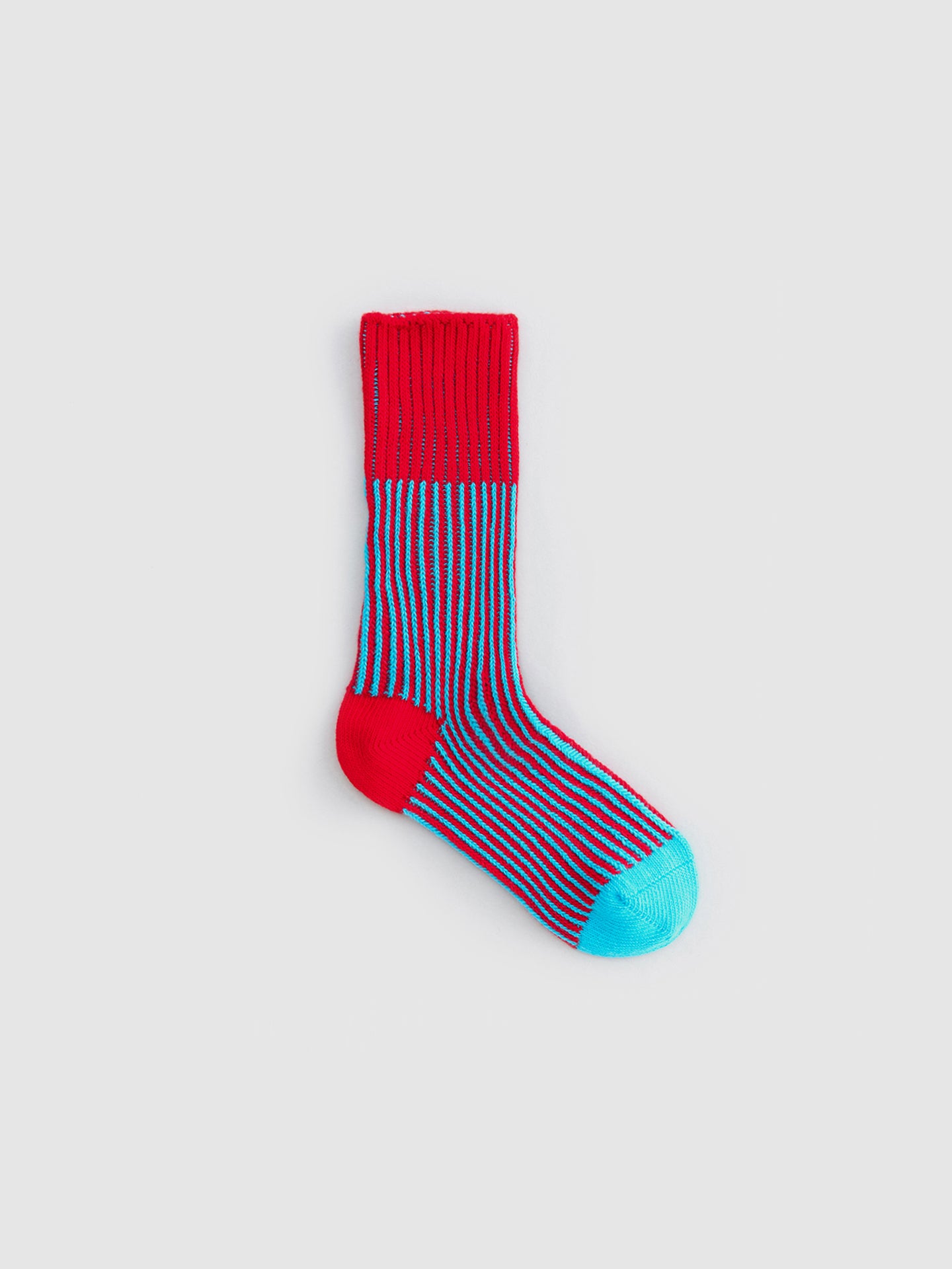 Color Clash Stripe Crew Sock