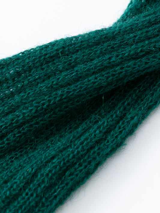 Two-Tone Mohair Slouch Sock