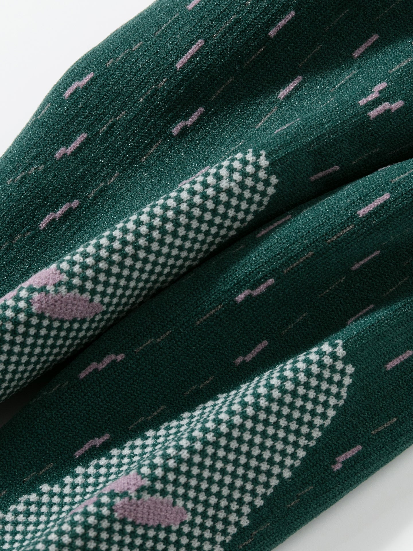 Dynamic Stripe Sport Calf Sock