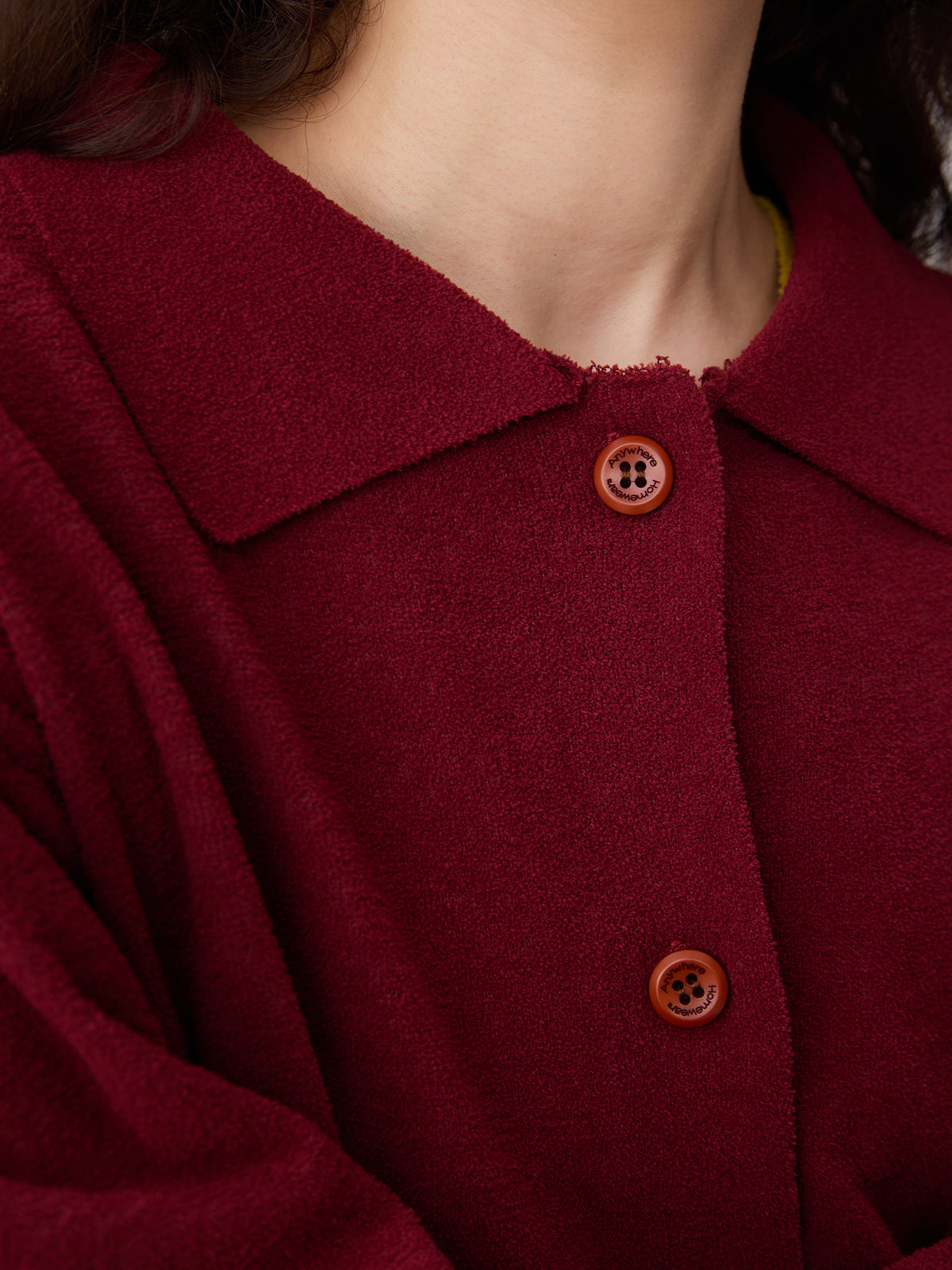 Contrasting-Color Pocketed Lightweight Fleece Loungewear