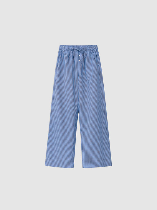 Vertical Stripe Cotton Lounge Set