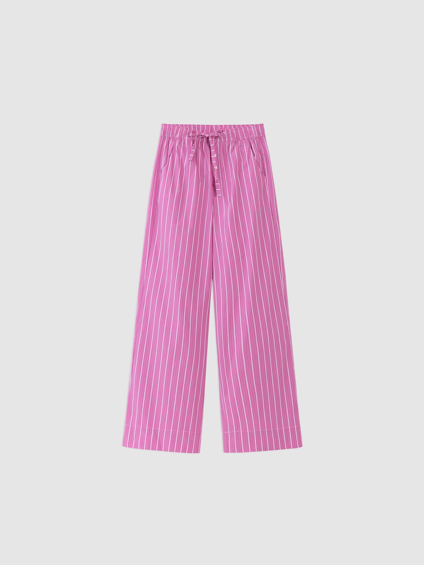 Vertical Stripe Cotton Lounge Set