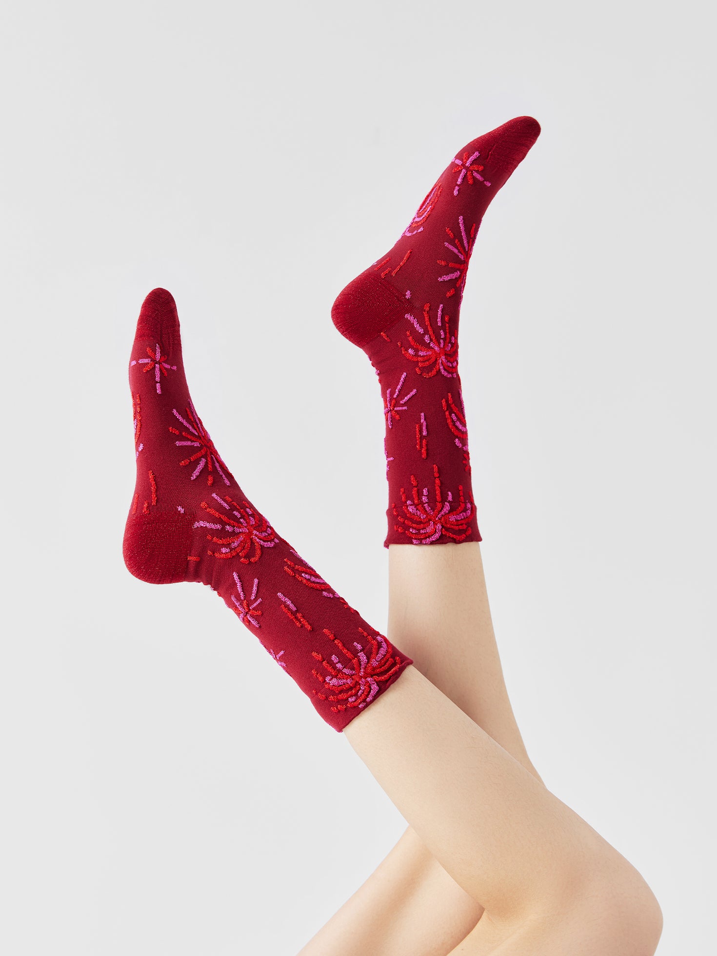 Firework Illusion Crew Sock