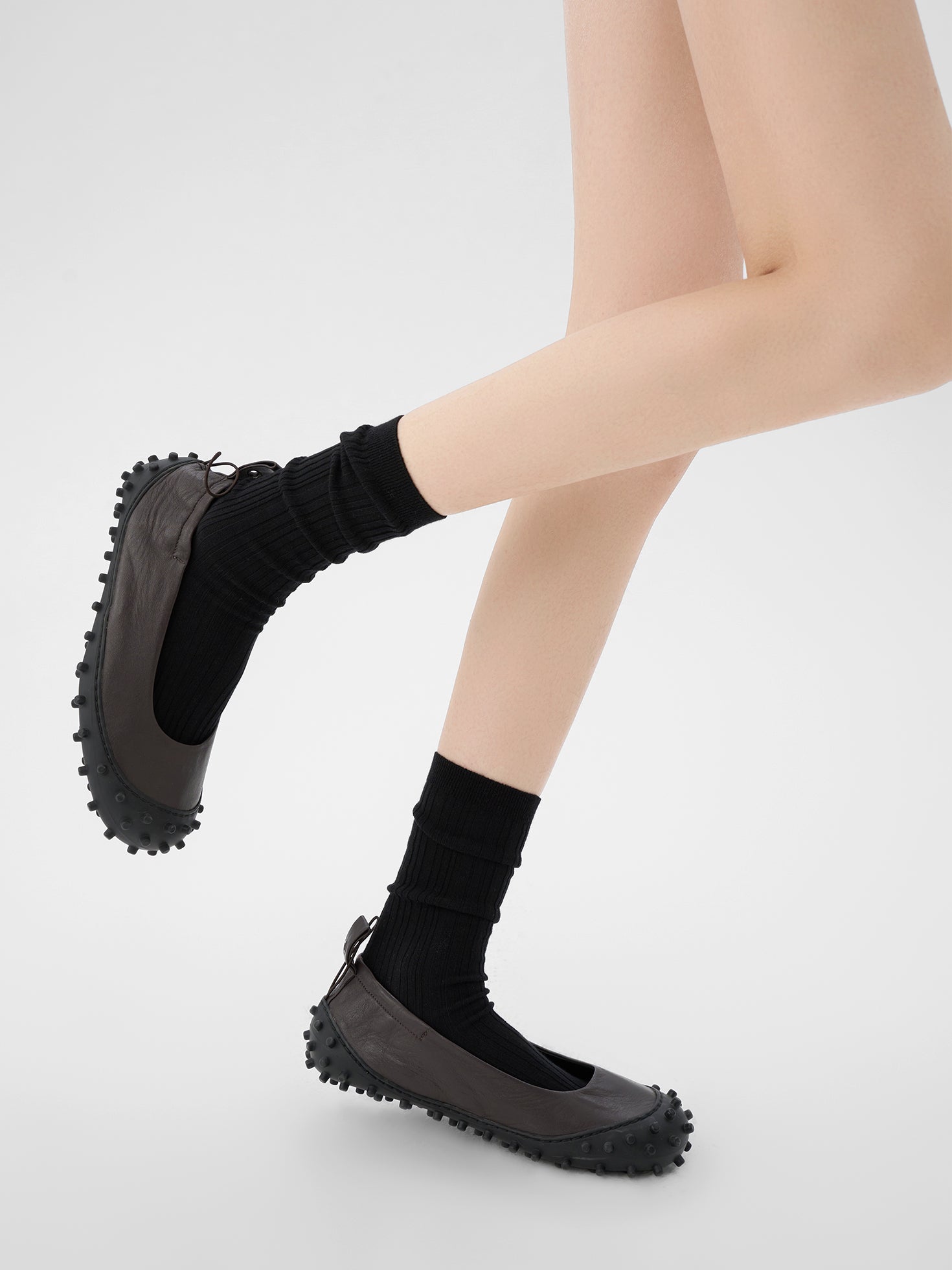 Stripe Textured Crew Sock