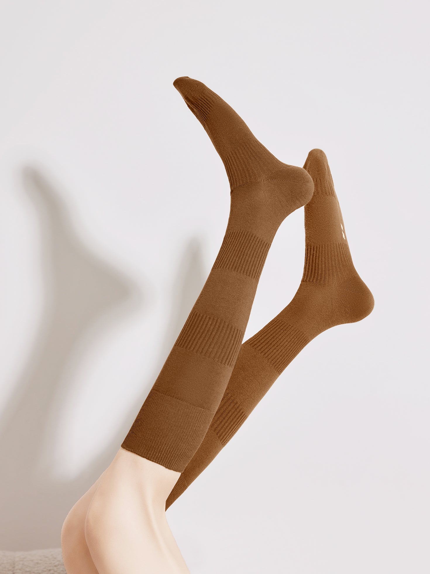 Ribbed Lantern Crew Sock