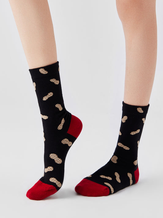 Lucky Peanut Crew Sock