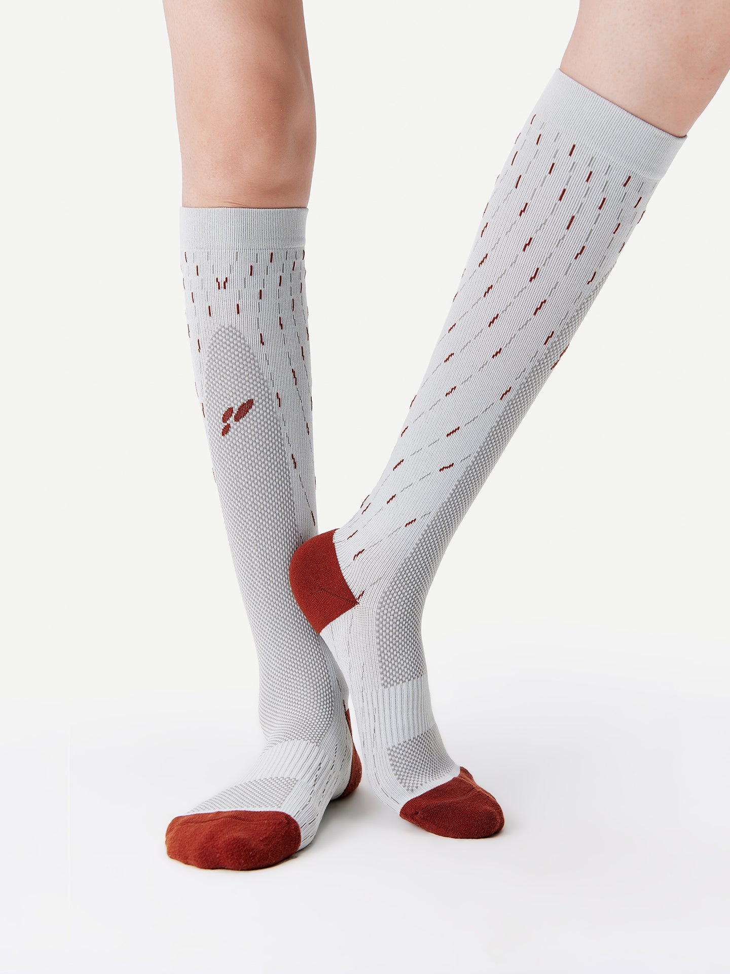 Dynamic Stripe Sport Calf Sock