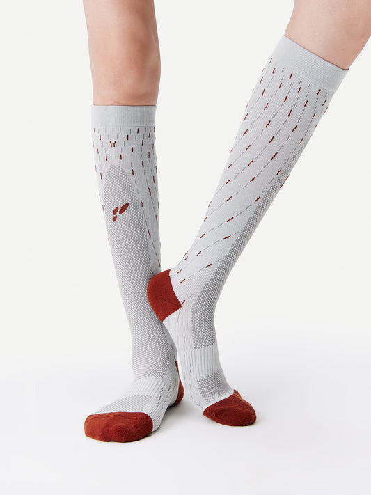 Dynamic Stripe Sport Calf Sock