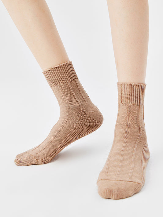 Textured Stripe Crew Sock