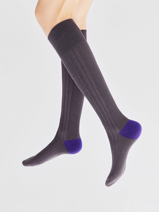 Ribbed Crew / Under Knee / Knee High Sock