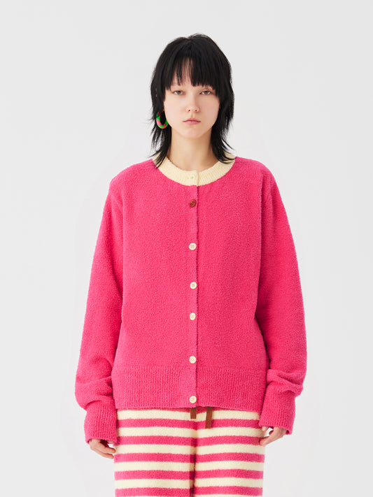 Fancy Cardigan Soft Sherpa Set